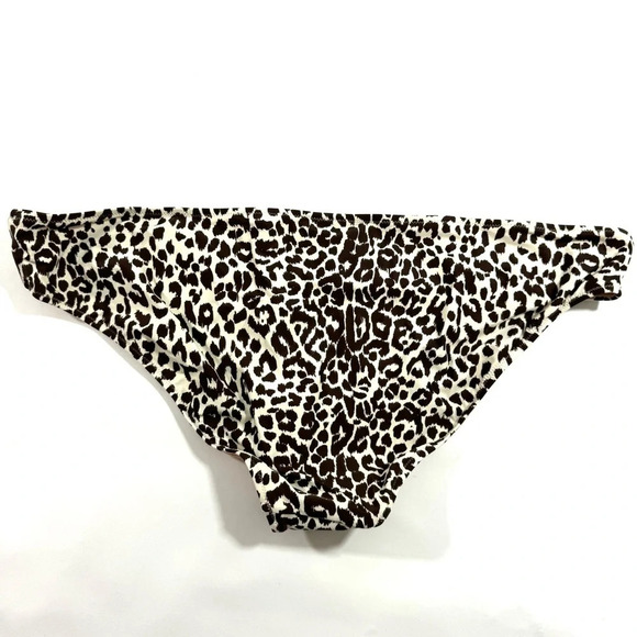 New J Crew BF109 Hipster Full Coverage Bikini Bottom Leopard Print - Picture 3 of 5
